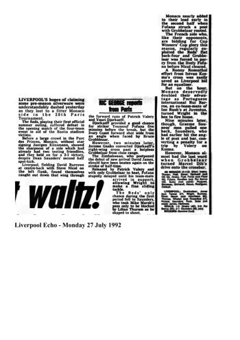 Liverpool Echo cutting