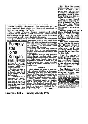 Liverpool Echo cutting