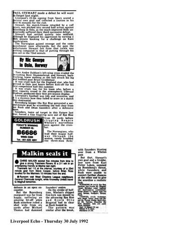 Liverpool Echo cutting