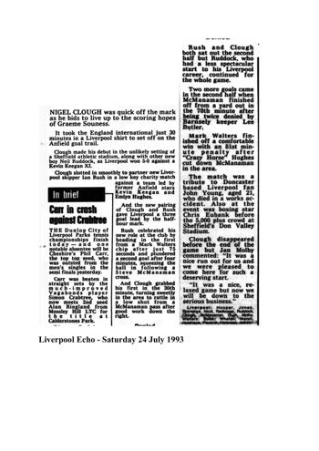 Liverpool Echo cutting