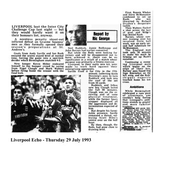 Liverpool Echo cutting