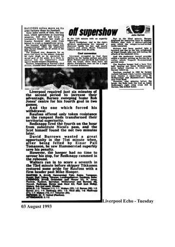 Liverpool Echo cutting