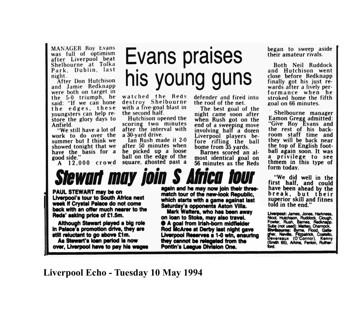 Liverpool Echo cutting