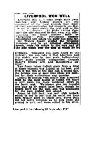 Liverpool Echo Report