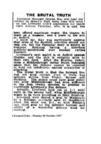 Liverpool Echo Report