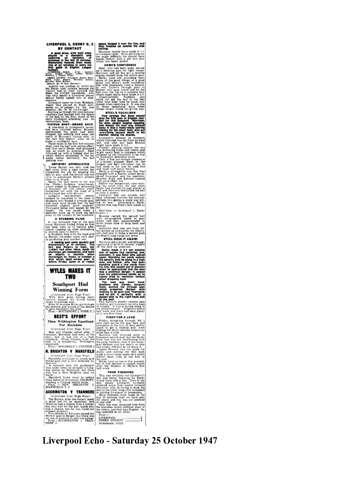 Liverpool Echo Report