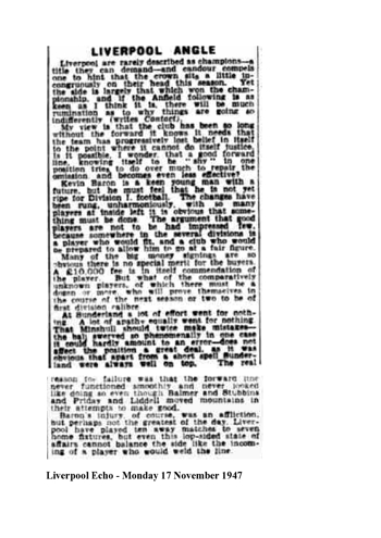 Liverpool Echo Report