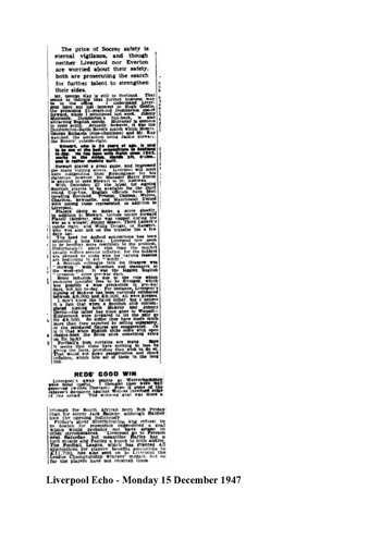 Liverpool Echo Report