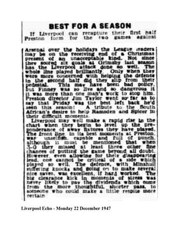 Liverpool Echo Report