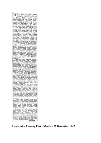 Lancashire Evening Post report