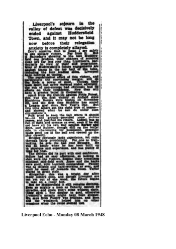 Liverpool Echo Report