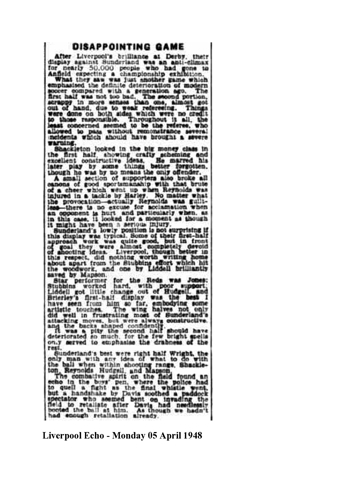 Liverpool Echo Report