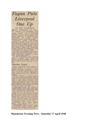 Manchester Evening News report