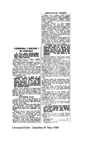 Liverpool Echo Report