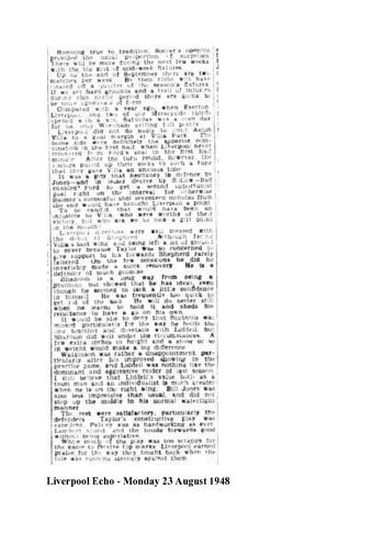 Liverpool Echo Report