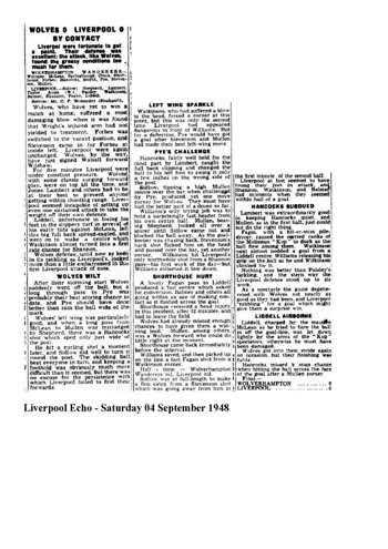 Liverpool Echo Report