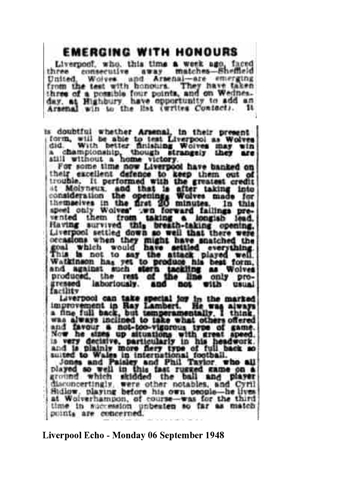 Liverpool Echo Report