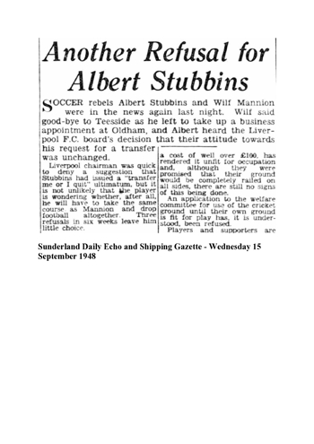 Sunderland Daily Echo and Shipping Gazette report