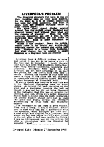Liverpool Echo Report