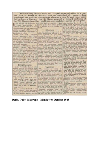 Derby Daily Telegraph report