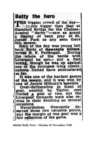 Shields Daily News report