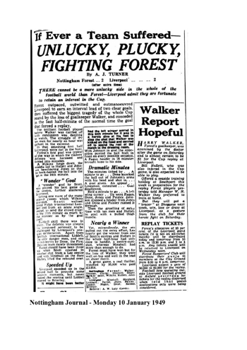 Nottingham Journal Report