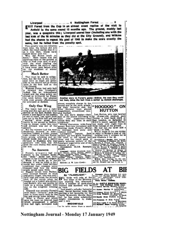 Nottingham Journal Report