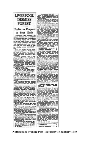 Nottingham Evening Post report