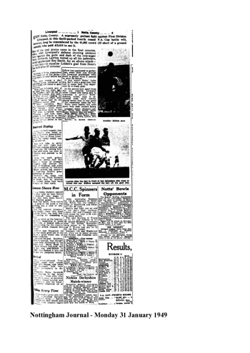 Nottingham Journal Report