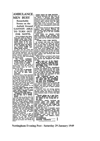 Nottingham Evening Post report