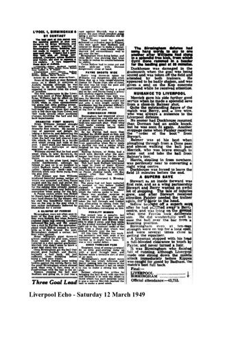 Liverpool Echo Report