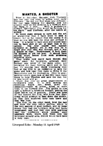 Liverpool Echo Report