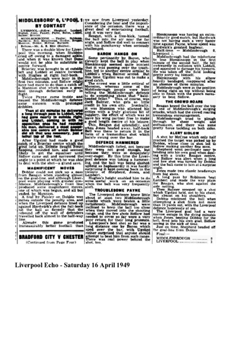 Liverpool Echo Report