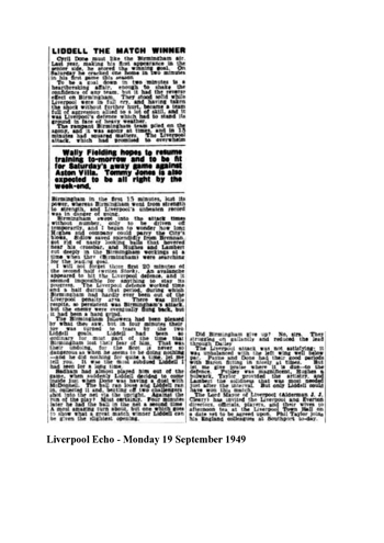 Liverpool Echo Report