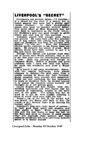 Liverpool Echo Report
