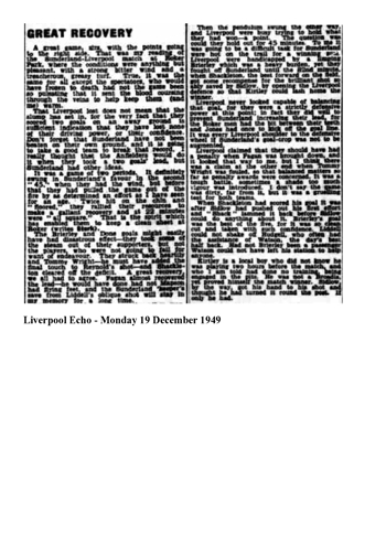 Liverpool Echo Report