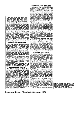 Liverpool Echo Report