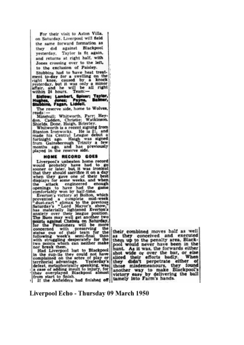 Liverpool Echo Report