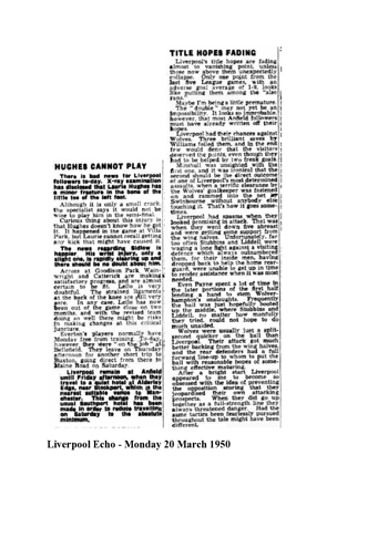 Liverpool Echo Report