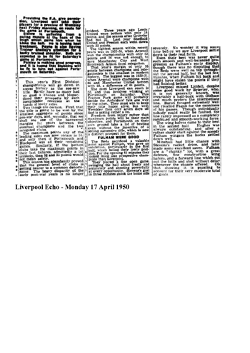 Liverpool Echo Report