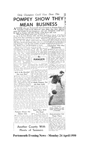 Portsmouth Evening News report