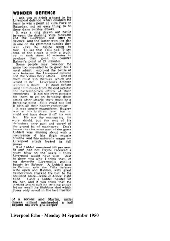 Liverpool Echo Report