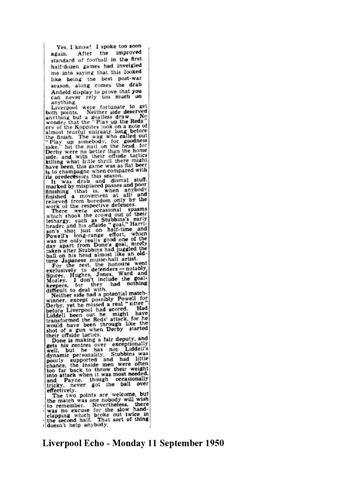 Liverpool Echo Report