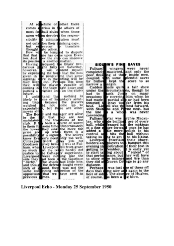 Liverpool Echo Report