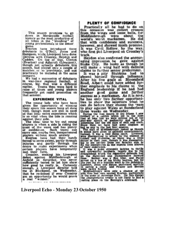 Liverpool Echo Report