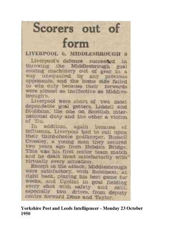 Yorkshire Post and Leeds Intellegencer report