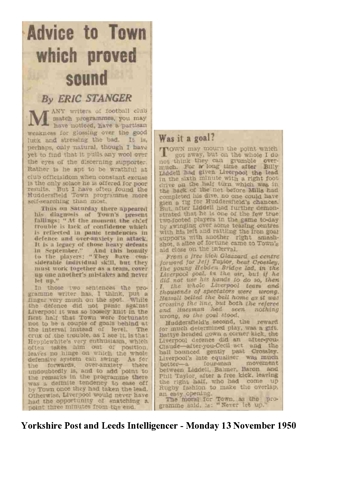 Yorkshire Post and Leeds Intellegencer report