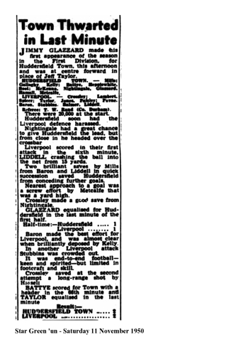 Star Green'un report