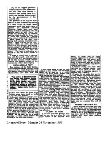 Liverpool Echo Report