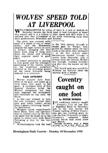 Birmingham Daily Gazette report
